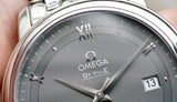  Shop Authentic Omega De Ville Prestige Co-Axial Automatic Grey Dial Silver Steel Strap Watch for Men - 424.10.40.20.06.001 - Luxxuri