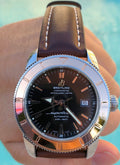 Shop Authentic Breitling Superocean Heritage 42mm Rose Gold Chronometer Black Dial Brown Leather Strap Mens Watch - U1732112 - Luxxuri