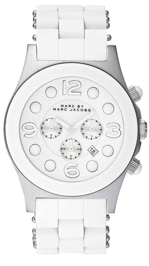  Shop Authentic Marc Jacobs Pelly White Dial White Silicone Strap Watch for Women - MBM2565 - Luxxuri