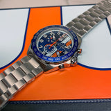  Shop Authentic Tag Heuer Formula 1 Gulf Edition Chronograph Blue Dial Silver Steel Strap Watch for Men - CAZ101AT.BA0842 - Luxxuri