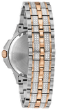  Shop Authentic Bulova Octova Crystal Silver Dial Two Tone Steel Strap Watch for Men - 98C133 - Luxxuri
