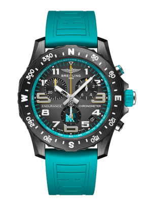  Shop Authentic Breitling Endurance Pro Ironman 70.3 World Championship Grey Dial Turquoise Rubber Strap Watch for Men - X823105C1M1S1 - Luxxuri