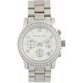  Shop Authentic Michael Kors Brinkley Silver Dial with Diamonds Silver Steel Strap Watch for Women - MK5083 - Luxxuri