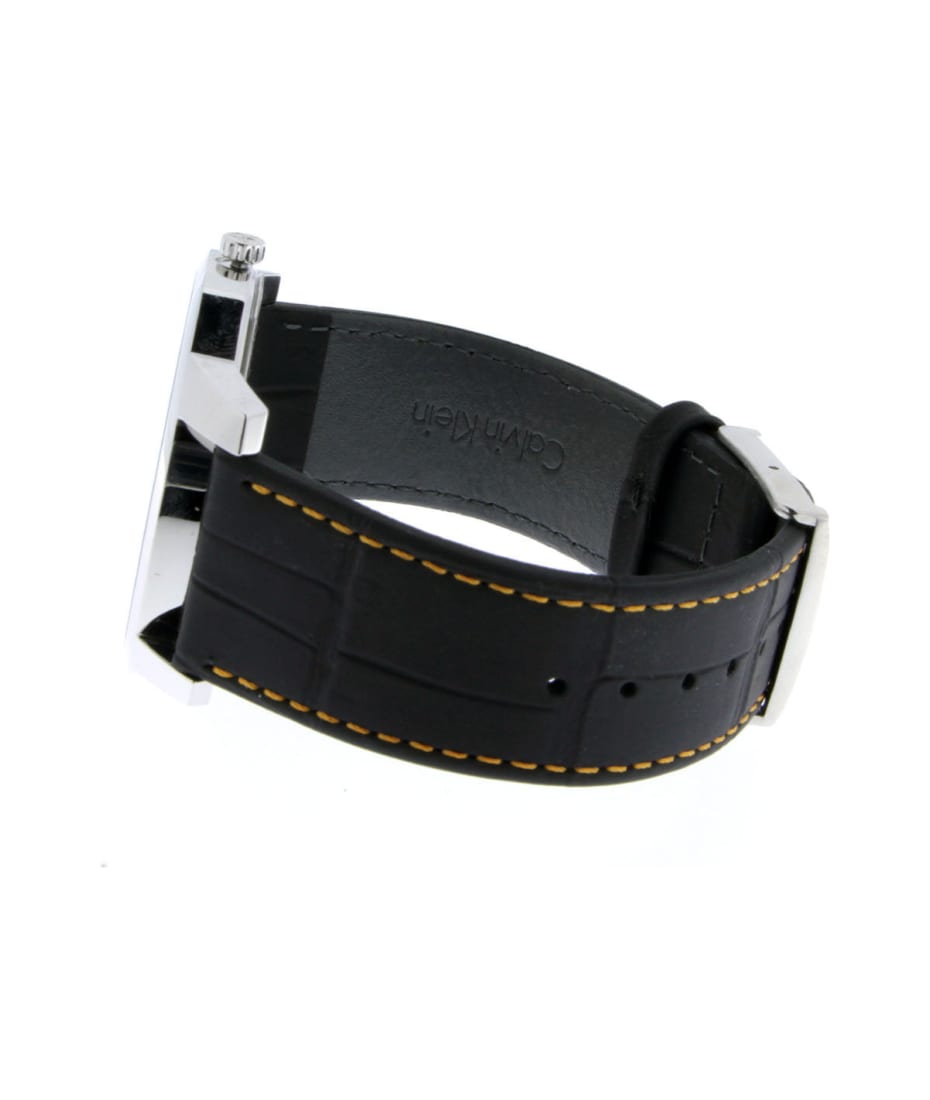  Shop Authentic Calvin Klein City Black Dial Black Leather Strap Watch for Men - K2G211C1 - Luxxuri