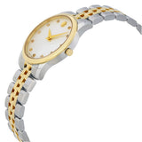  Shop Authentic Movado Museum Classic Diamonds Mother of Pearl Dial Two Tone Steel Strap Watch For Women - 0606613 - Luxxuri