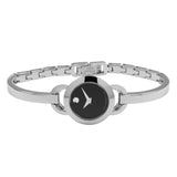  Shop Authentic Movado Rondiro 22mm Black Dial Silver Steel Strap Watch For Women - 0606796 - Luxxuri