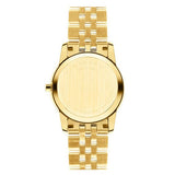  Shop Authentic Movado Museum Classic Diamonds Mother of Pearl Dial Gold Steel Strap Watch For Women - 0606998 - Luxxuri