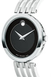  Shop Authentic Movado Esperanza 28mm Black Dial Silver Steel Strap Watch For Women - 0607051 - Luxxuri