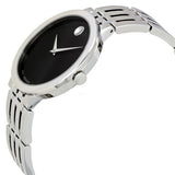  Shop Authentic Movado Esperanza 39mm Black Dial Silver Steel Strap Watch For Men - 0607057 - Luxxuri