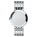 Movado Esperanza 39mm Black Dial Silver Steel Strap Watch For Men - 0607057