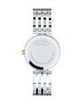  Shop Authentic Movado Esperanza Mother of Pearl Dial Two Tone Steel Strap Watch For Women - 0607085 - Luxxuri