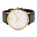  Shop Authentic Movado Ultra Slim White Dial Brown Leather Strap Watch For Men - 0607089 - Luxxuri