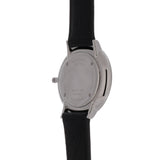  Shop Authentic Movado Ultra Slim Black Dial Black Leather Strap Watch For Women - 0607090 - Luxxuri