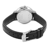  Shop Authentic Movado Ultra Slim Black Dial Black Leather Strap Watch For Women - 0607094 - Luxxuri
