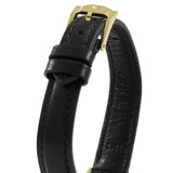  Shop Authentic Movado Ultra Slim Black Dial Black Leather Strap Watch For Women -  0607095 - Luxxuri