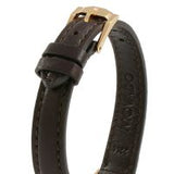  Shop Authentic Movado Ultra Slim White Dial Brown Leather Strap Watch For Women - 0607096 - Luxxuri