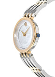  Shop Authentic Movado Esperanza Mother of Pearl Dial Two Tone Steel Strap Watch For Women - 0607114 - Luxxuri