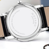  Shop Authentic Movado Museum Classic Blue Dial Black Leather Strap Watch for Men - 0607197 - Luxxuri