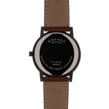  Shop Authentic Movado Museum Classic Black Dial Brown Leather Strap Watch for Men - 0607198 - Luxxuri