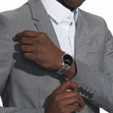  Shop Authentic Movado Museum Classic Black Dial Silver Steel Strap Watch For Men - 606504 - Luxxuri
