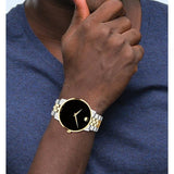  Shop Authentic Movado Museum Classic Black Dial Two Tone Steel Strap Watch for Men - 0607200 - Luxxuri