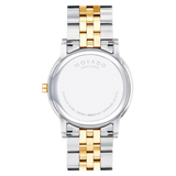  Shop Authentic Movado Museum Classic Black Dial Two Tone Steel Strap Watch for Men - 0607200 - Luxxuri
