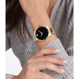  Shop Authentic Movado Museum Classic Diamonds Black Dial Two Tone Steel Strap Watch for Men - 0607202 - Luxxuri