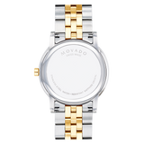  Shop Authentic Movado Museum Classic Diamonds Black Dial Two Tone Steel Strap Watch for Men - 0607202 - Luxxuri