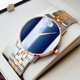  Shop Authentic Movado Museum Classic Blue Dial Two Tone Steel Strap Watch for Men - 0607267 - Luxxuri
