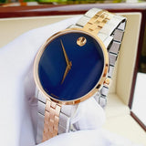  Shop Authentic Movado Museum Classic Blue Dial Two Tone Steel Strap Watch for Men - 0607267 - Luxxuri