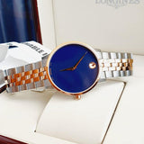  Shop Authentic Movado Museum Classic Blue Dial Two Tone Steel Strap Watch for Men - 0607267 - Luxxuri