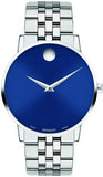  Shop Authentic Movado Museum Classic Blue Dial Silver Steel Strap Watch for Men - 0607212 - Luxxuri