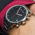  Shop Authentic Calvin Klein City Chronograph Black Dial Silver Steel Strap Watch for Men - K2G27141 - Luxxuri