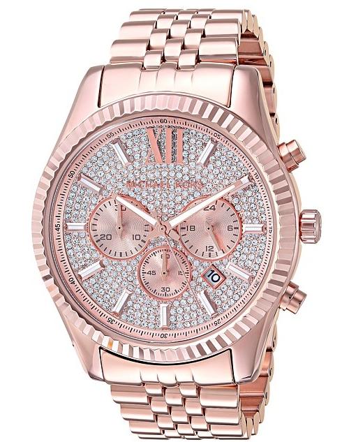  Shop Authentic Michael Kors Lexington Rose Gold Dial Rose Gold Stainless Steel Strap Watch for Men - MK8580 - Luxxuri