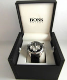  Shop Authentic Hugo Boss Driver Black Dial Black Leather Strap Watch for Men - 1512879 - Luxxuri