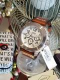  Shop Authentic Fossil Modern Machine White Dial Brown Leather Strap Watch for Men - FS4929 - Luxxuri