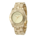  Shop Authentic Marc Jacobs Blade Gold Dial Gold Steel Strap Watch for Women - MBM3126 - Luxxuri