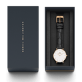  Shop Authentic Daniel Wellington Classic Petite Reading White Dial Black Leather Strap Watch For Women - DW00100229 - Luxxuri