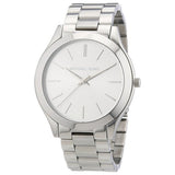  Shop Authentic Michael Kors Slim Runway Silver Dial Silver Stainless Steel Strap Watch for Women - MK3178 - Luxxuri