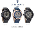  Shop Authentic Maserati Automatic Black Dial Black Leather Strap Watch For Men - R8821119007 - Luxxuri