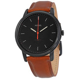  Shop Authentic Fossil The Minimalist Black Dial Brown Leather Strap Watch for Men - FS5305 - Luxxuri