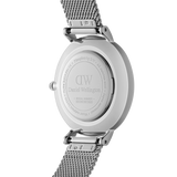  Shop Authentic Daniel Wellington Petite Sterling White Dial Silver Mesh Bracelet Watch For Women - DW00100220 - Luxxuri