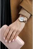  Shop Authentic Guess Solar Chronograph Diamonds White Dial Gold Steel Strap Watch for Women - W1069L2 - Luxxuri