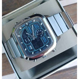  Shop Authentic Fossil Retro Analog-Digital Black Dial Grey Steel Strap Watch for Men - FS5892 - Luxxuri