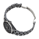  Shop Authentic Chanel J12 Quartz Ceramic Black Dial Black Steel Strap Watch for Women - J12 H0682 - Luxxuri