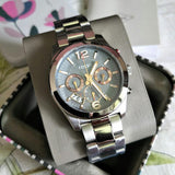  Shop Authentic Fossil Perfect Boyfriend Mother of Pearl Blue Dial Silver Steel Strap Watch for Women - ES3880 - Luxxuri