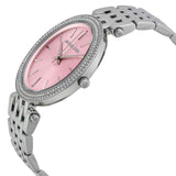  Shop Authentic Michael Kors Darci Crystal Pink Dial Silver Stainless Steel Strap Watch for Women - MK3352 - Luxxuri