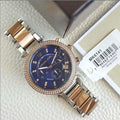  Shop Authentic Michael Kors Parker Blue Dial Two Tone Steel Strap Watch for Women - MK6141 - Luxxuri
