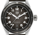  Shop Authentic Tag Heuer Autavia Automatic Grey Dial Brown Leather Strap Watch for Men - WBE5114.FC8266 - Luxxuri
