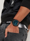  Shop Authentic Diesel Mega Chief Black Dial Black Steel Strap Watch For Men - DZ4318 - Luxxuri